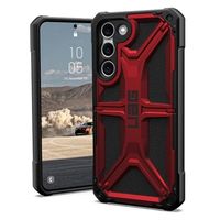 UAG Monarch Samsung Galaxy S23+ 5G Hybride Hoesje - Karmozijnrood / Zwart