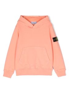 Stone Island Junior hoodie à motif Compass - Rose