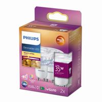 Philips 2,6W - GU10 - 2200-2700K - 230 lumen set van 2 929002065518 - thumbnail