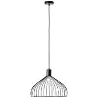BRILLIANT lamp, Blacky hanglamp 40cm zwart mat, 1x A60, E27, 40W, kabel inkortbaar/in hoogte verstelbaar