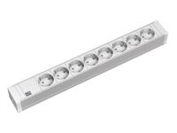 Bachmann IT PDU power strip 8x sockets PVC (333.601) stekkerdoos voor 8 stekkers, 19 inch