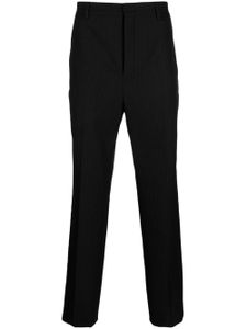 Saint Laurent pantalon de costume à fines rayures - Noir