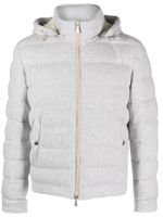 Eleventy wool-cashmere puffer jacket - Gris