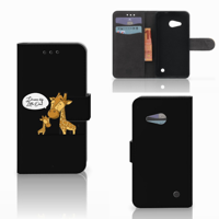 Microsoft Lumia 550 Leuk Hoesje Giraffe