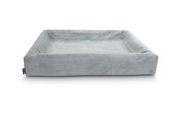 Bia bed rib hoes hondenmand grijs bia-6 100x80x15 cm - thumbnail