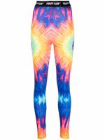 Philipp Plein legging à imprimé tie-dye - Bleu