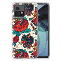 Siliconen Hoesje met foto voor Motorola Moto G72 Old Skool