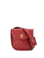 CHANEL Pre-Owned sac banane matelassé à logo CC (1997) - Rouge - thumbnail