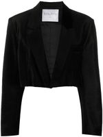 Forte Forte blazer crop à design ouvert - Noir