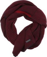 Casa Moda Sjaal Rood Met Zwarte Details