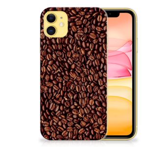 Apple iPhone 11 Siliconen Case Koffiebonen