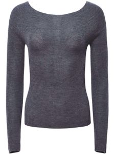 Altuzarra pull en cachemire à logo brodé - Gris