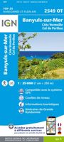 Wandelkaart - Topografische kaart 2549OT Banyuls-sur-Mer | IGN - Insti