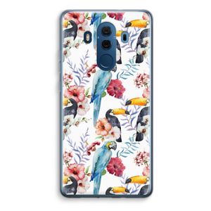 Bloemen tukan: Huawei Mate 10 Pro Transparant Hoesje