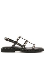 Valentino Garavani sandales Rockstud 35 mm en cuir - Noir - thumbnail