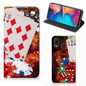 Samsung Galaxy A30 Hippe Standcase Casino