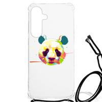 Samsung Galaxy S24 Plus Stevig Bumper Hoesje Panda Color - thumbnail