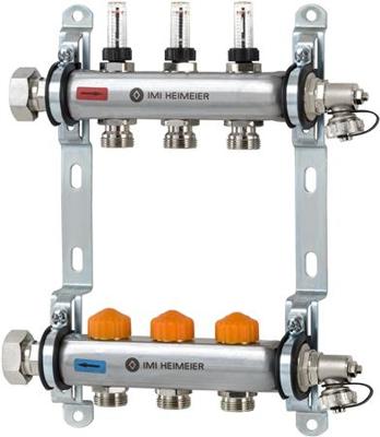 Heimeier Dynacon Eclipse 3-groeps RVS verdeler