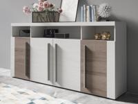 Dressoir ROBB 4 deuren andersen pijnboom/sonoma truffel