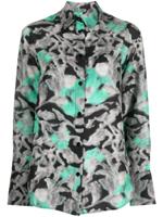 Christian Wijnants Toscino silk shirt - Zwart