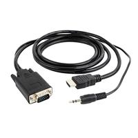 CABLE HDMI-VGA +3,5 mm/1,8 m A-HDMI-VGA-03-6 Gembird