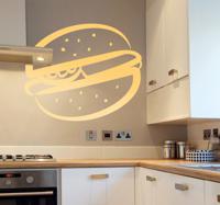 Hamburger sticker