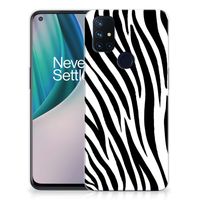 OnePlus Nord N10 5G TPU Hoesje Zebra - thumbnail