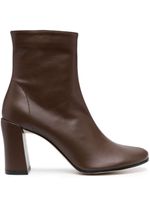 BY FAR bottines en cuir Vlada 80 mm en cuir - Marron