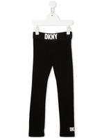 Dkny Kids legging à logo imprimé - Noir