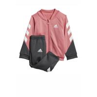 adidas Performance trainingspak lichtroze/wit/grijs