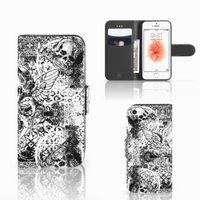 Telefoonhoesje met Naam Apple iPhone 5 | 5s | SE Skulls Angel