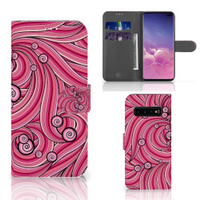 Samsung Galaxy S10 Plus Hoesje Swirl Pink