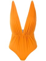 Clube Bossa maillot de bain Clavert à col v profond - Orange