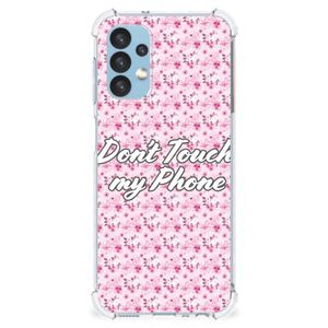 Samsung Galaxy A13 (4G) Anti Shock Case Flowers Pink DTMP