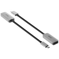 club3D CAC-1567 USB-C / DisplayPort Adapter [1x USB-C - 1x DisplayPort] Zwart/zilver