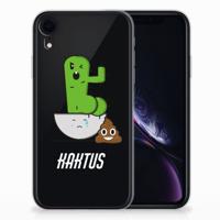 Apple iPhone Xr Telefoonhoesje met Naam Cactus Poo