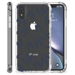 Apple iPhone Xr Case Leaves Blue