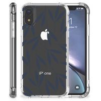 Apple iPhone Xr Case Leaves Blue - thumbnail