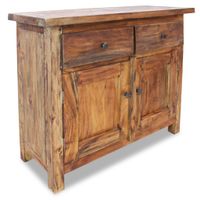 Dressoir 75x30x65 cm massief gerecycled hout - thumbnail