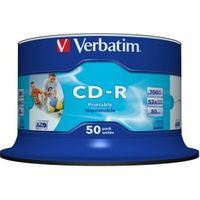 Verbatim CD-R 52x 50st. Cakebox Printable - thumbnail