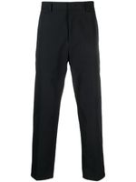 Jil Sander straight-leg cotton trousers - Bleu