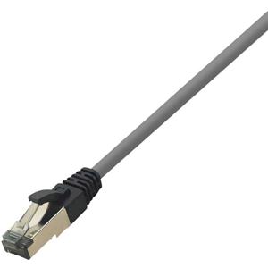 LogiLink CQ8022S RJ45 Netwerkkabel, patchkabel CAT 8.1 S/FTP 0.50 m Lichtgrijs Halogeenvrij 1 stuk(s)