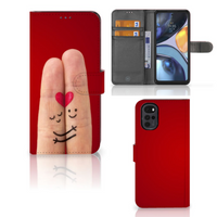 Motorola Moto G22 Wallet Case met Pasjes Liefde - Origineel Romantisch Cadeau - thumbnail