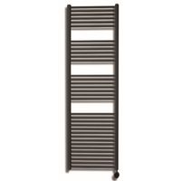 Elektrische Design Radiator Sanicare Plug En Play 172 x 45 cm Inox Look Thermostaat Chroom 920 Watt Sanicare