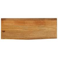 vidaXL Tafelblad met natuurlijke rand 90x40x3,8 cm massief mangohout