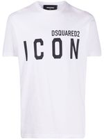 DSQUARED2 t-shirt Icon à logo imprimé - Blanc