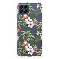 Samsung Galaxy M53 Case Anti-shock Flamingo Palms