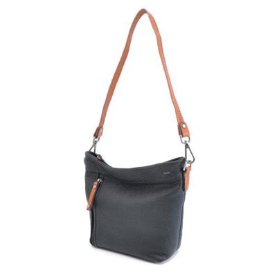 Berba leren Hobo Schoudertas Chamonix Zwart