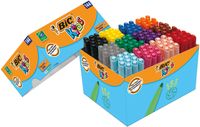 Kleurstift Bic Kids Ecolutions Visacolor XL Schoolbox 144 stuks assorti - thumbnail