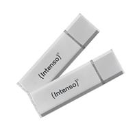 Intenso Ultra Line - 2x 32GB geheugenstick - 2x 32 GB - USB 3.0, zilver